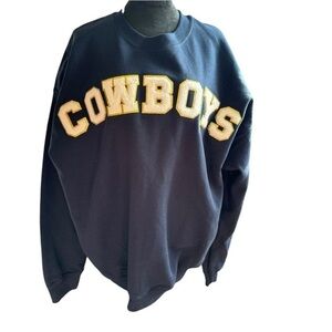 NWOT GAME DAY PATCH SWEATSHIRT:‎ TEXAS COWBOYS 2XL